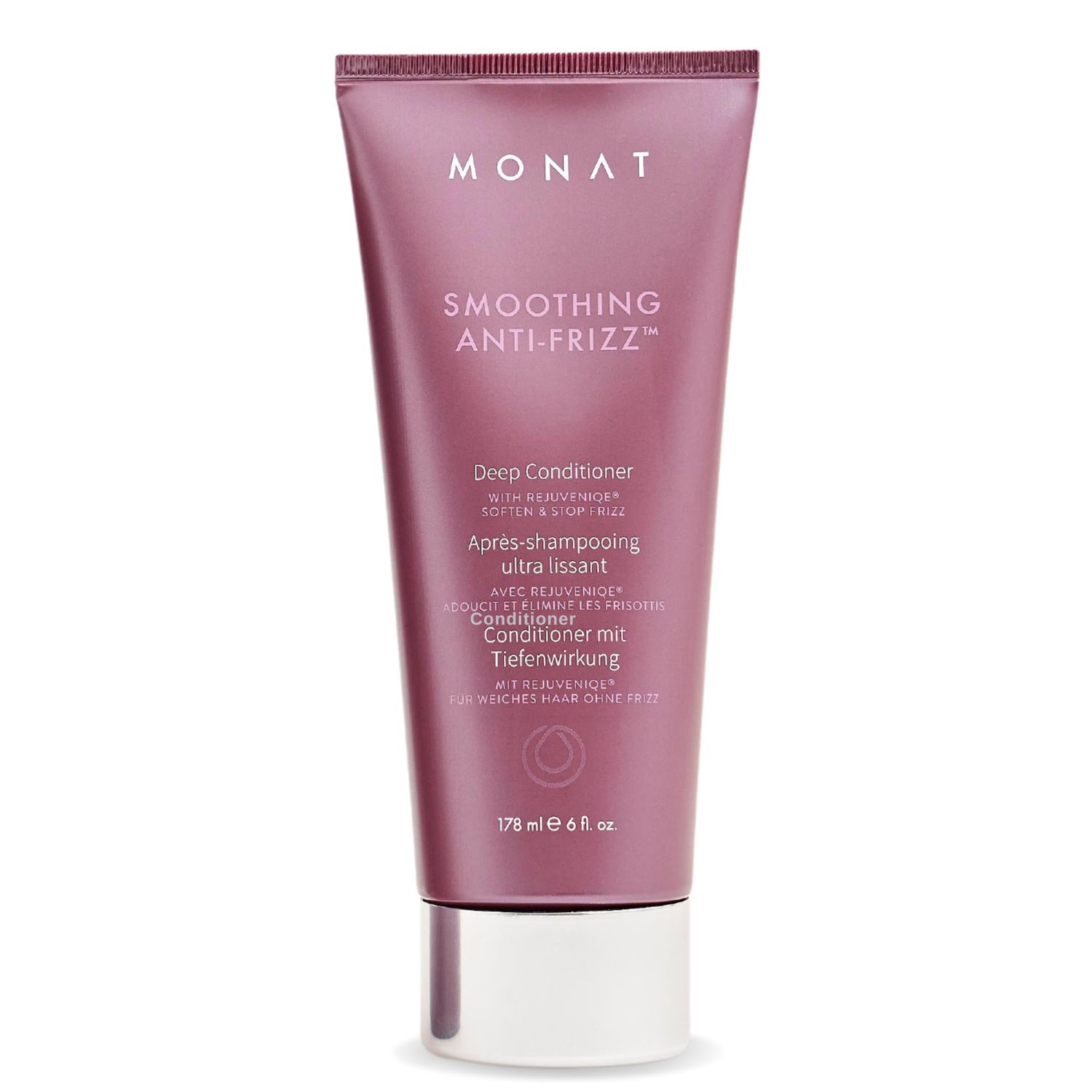 MONAT Smoothing Deep Conditioner with Rejuveniqe - Anti-Frizz, Long-Lasting Frizz Control for Damaged Hair - Net Wt. 178 ml 6 fl. oz