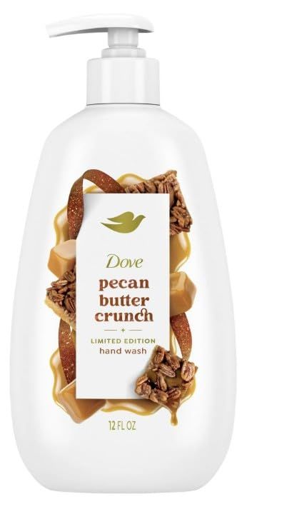 Dove Holiday Treats Hand Wash, Pecan Butter Crunch, 2 Pack12 oz.