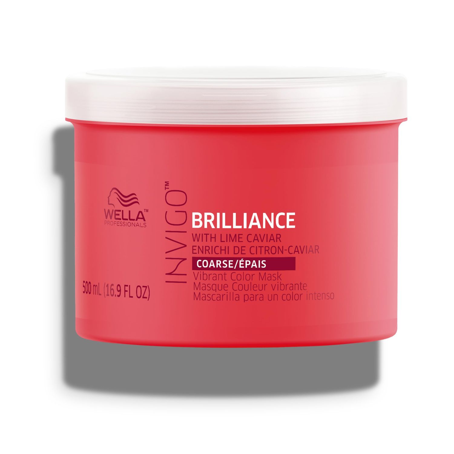 Wella Professionals Invigo Brilliance Hair Mask for Coarse Colored Hair, Conditioning Treatment, Color Vibrancy