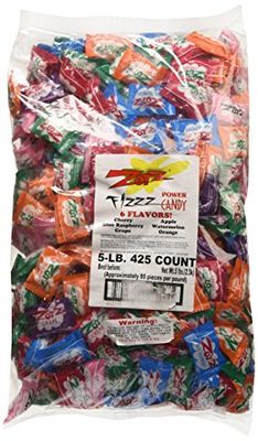 Zotz Assorted Sour Fizzing Candies - 5 Lbs