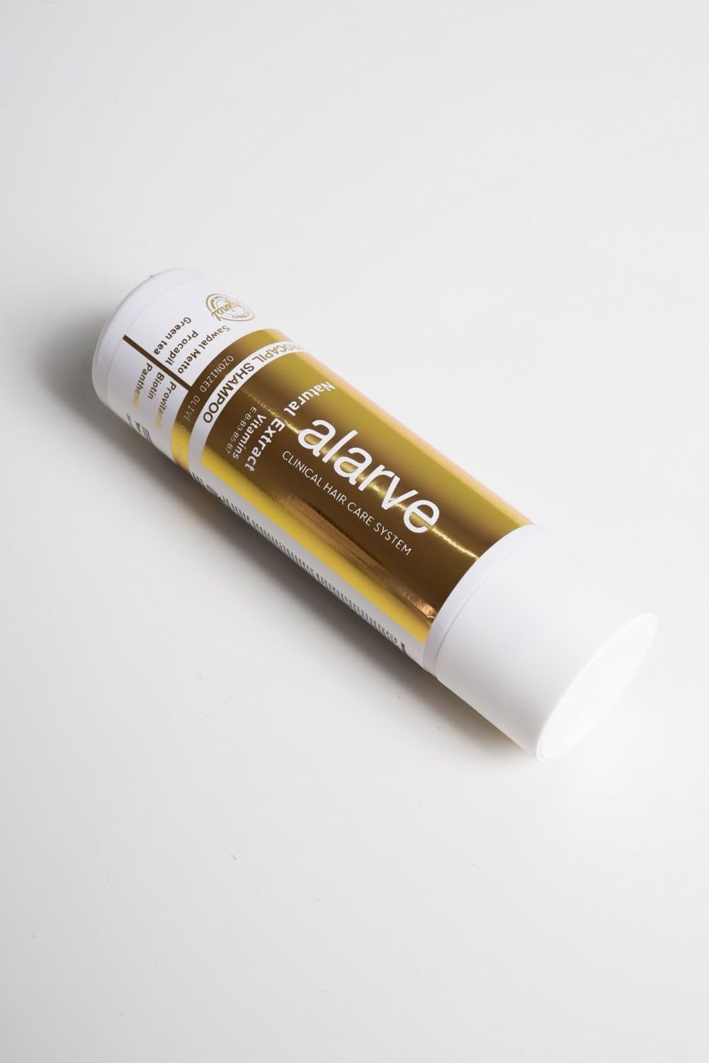Alarve Luxury Shampoo - ProcapiL Biotin Panthenol - Natural Extracts Vitamin-Infused - Enriched with Ozonized Olive Oil - Anti-Hair Loss Hair Growth Shampoo - Deeply Nourishing Formula - 200ml