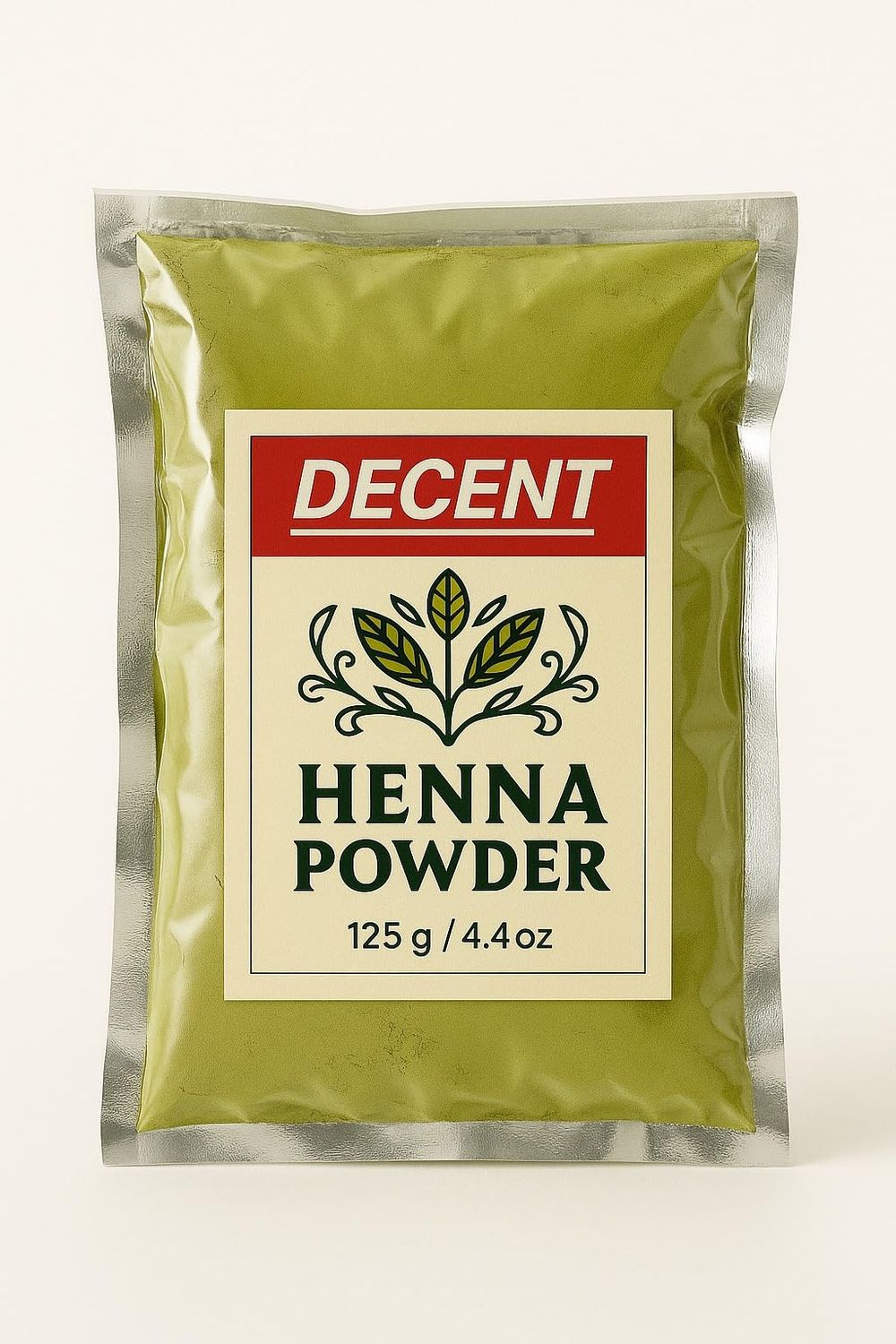 Decent Henna Powder - 250 Grams 100 Pure Natural Organic Hair Color for Hair Dye - Red, Best for Red Hair