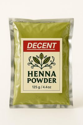 Decent Henna Powder - 250 Grams 100 Pure Natural Organic Hair Color for Hair Dye - Red, Best for Red Hair