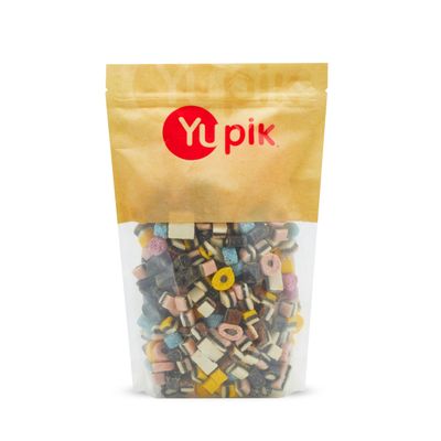 Yupik Assorted Mini Licorice Candies, 2.2 lb (35.2 oz), Natural Flavours Colors, Mixed Shapes Textures, Ideal Snack Gifts