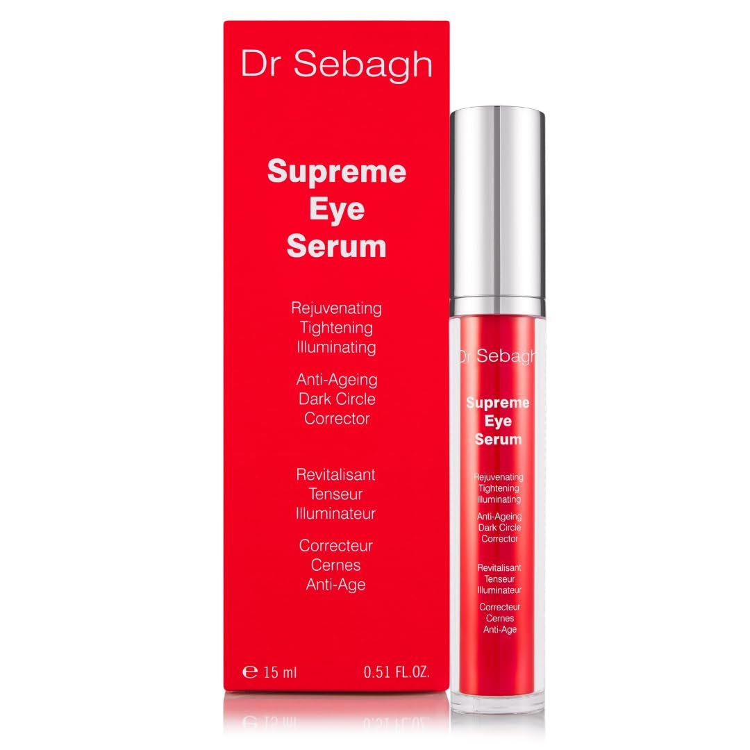 Dr Sebagh Supreme Eye Serum (0.5 fl oz) - Advanced Roll-On Formula Designed to Aid Smoother Younger Firmer-Looking Skin Helps Reduce Puffiness Circles Fine Lines Wrinkles Boosts Elasticity