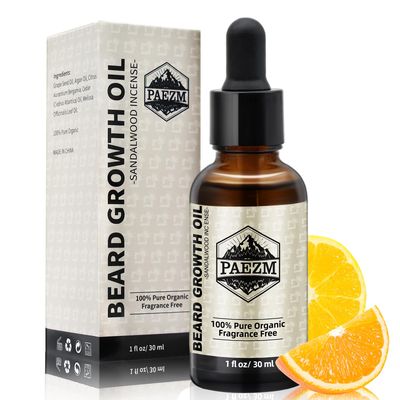 1 fl.oz30ml Beard Oil for Men Growth - Sweet Orange Scent Beard Growth Oil, Hydrating Conditioning for Soft Facial Hair Care, Essential Oils for Natural Shine Beard Grooming Moisturizer Smoothing