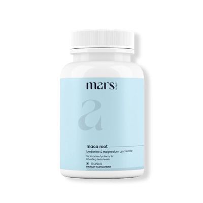 mars by GHC Maca Root Capsules with Ginseng, Magnesium Berberine Supports Vitality Overall Well-Being 60 Capsules Pack of 1