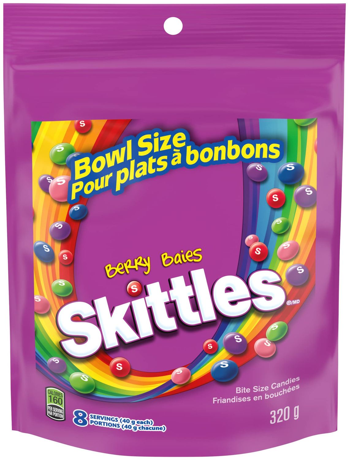 Skittles Berry, Mega-Pack, 320gm11.28oz, Purple