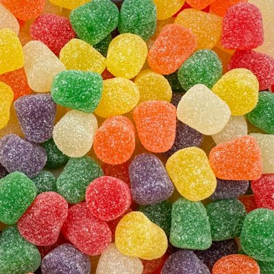 Spice Drops Jelly Candy 2 Pound Bag Assorted Flavors, Nostalgic Sweets