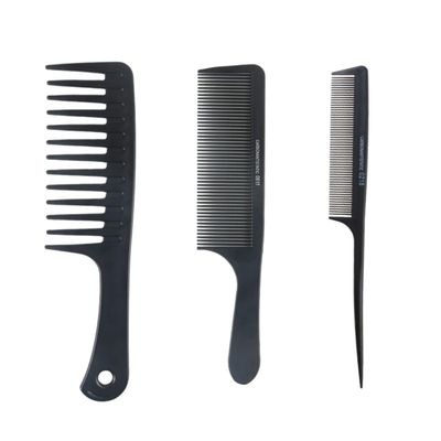 Hair Combs For Men and Women Hair Comb Set Includes Wide Tooth Comb Rat Tail Comb and Fine Tooth Styling Comb - Detangling Combs for All Hair Types, Teasing Comb Ideal for Women and Men (3 Pcs)