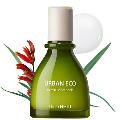 THESAEM Urban Eco Harakeke Ampoule 1.52 fl.oz. - Vegan Moisturizing Face Serum with Harakeke Extract and Hyaluronic Acid - Hydrating Ampoule to Strengthen Skin Barrier