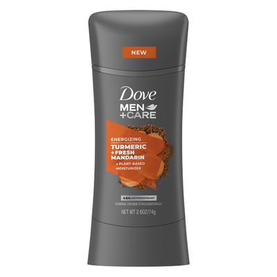 Dove MenCare Antiperspirant Deodorant Turmeric and Fresh Mandarin Natural Inspired Deodorant for Men 2.6 oz