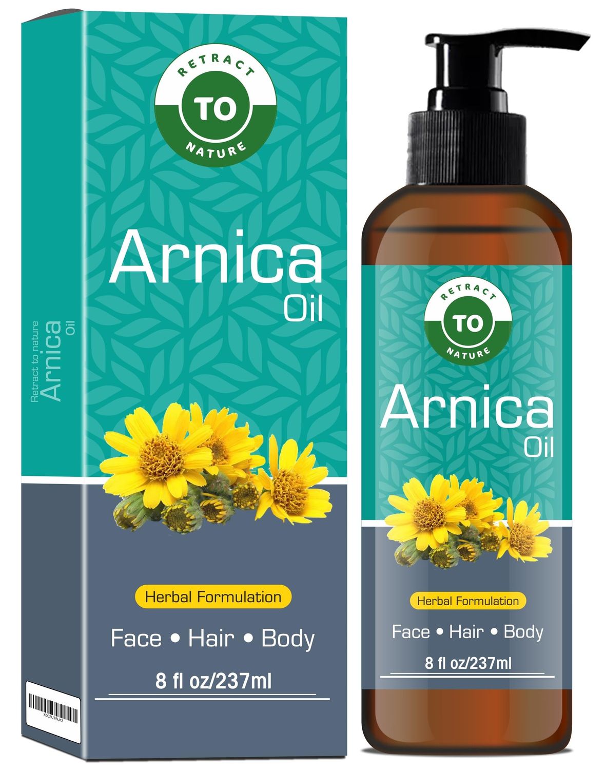 RETRACT TO NATURE Arnica Hair Oil - 8 floz237ml
