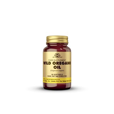 Solgar Wild Oregano Oil, 60 Softgels - Concentrate - Immune Support - Non GMO, Gluten Free, Dairy Free - 60 Servings