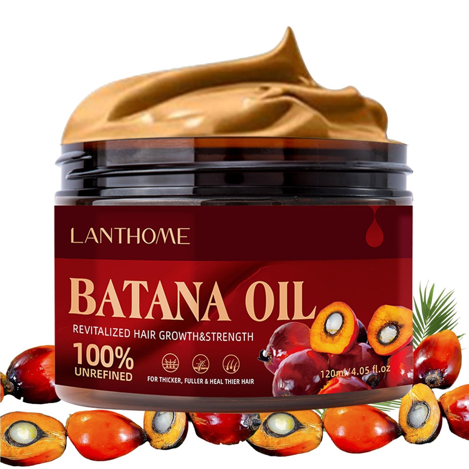 COBERSY Organic Batana Oil for Hair Growth, Nourishment and Breakage Control - 4.05 Fluid Ounces