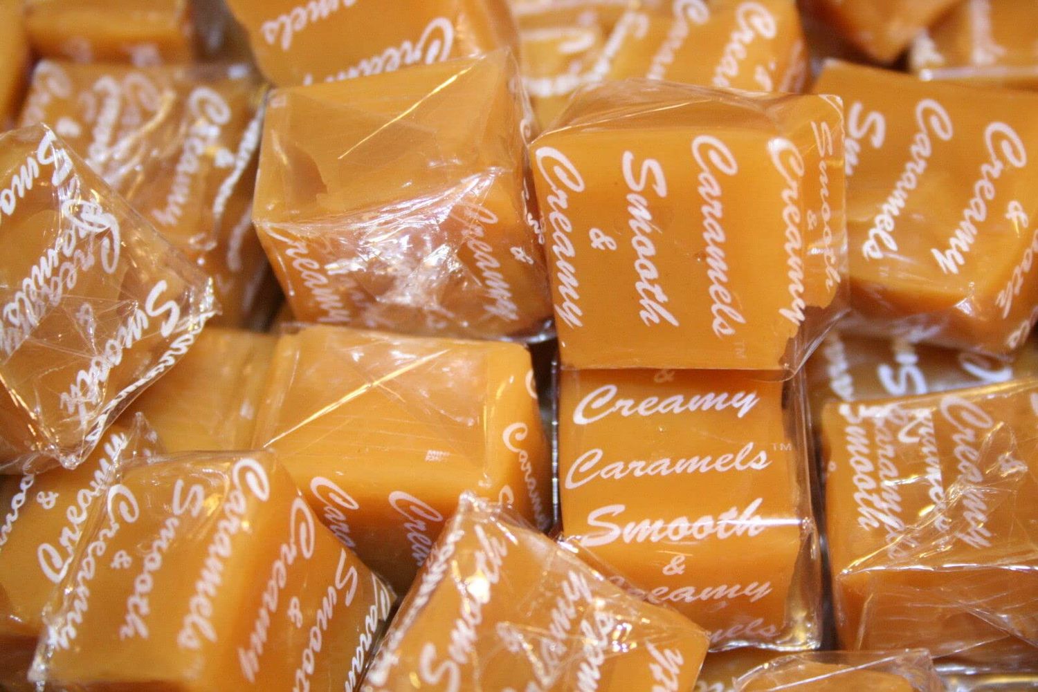 Bayside Candy Caramel Squares - Soft Vanilla Caramel Chews - Caramel Candy, Individually Wrapped Squares (1LB)