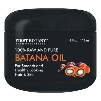 100 Natural Raw Batana Oil promoting Hair Growth, Dr. Sebi Hair Oil from Honduras, Prevent Hair Loss, Eliminates Split Ends for Men Women 4 fl oz