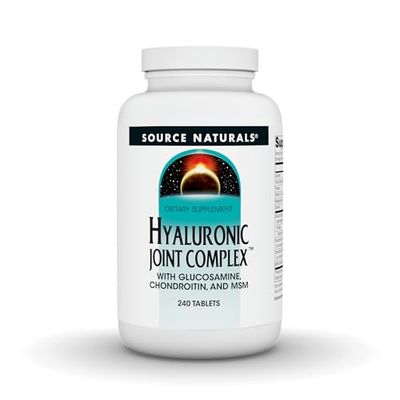 Source Naturals Hyaluronic Joint Complex with Glucosamine, Chondroitin MSM Extra Strength - 240 Tablets