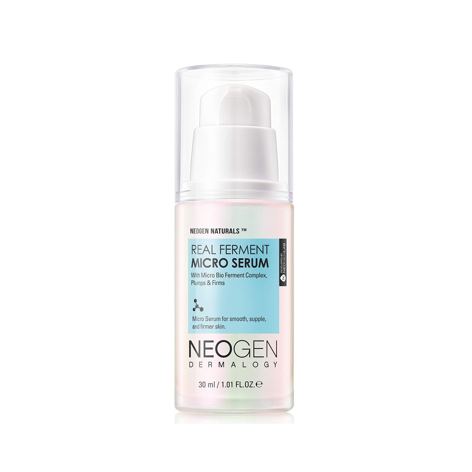 NEOGEN DERMALOGY Real Ferment Micro Serum 1.01 Fl Oz (30 ml) - Facial Serum with Naturally Fermented ingredients (Rice) Hyaluronic Acid for Hydrated and Healthy skin - Korean Skin Care
