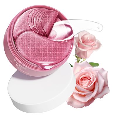 BREYLEE Rose Eye Mask - 60 Pcs Under Eye Treatment for Puffy Eyes, Wrinkles, Dark Circles and Fine Lines (Rose)