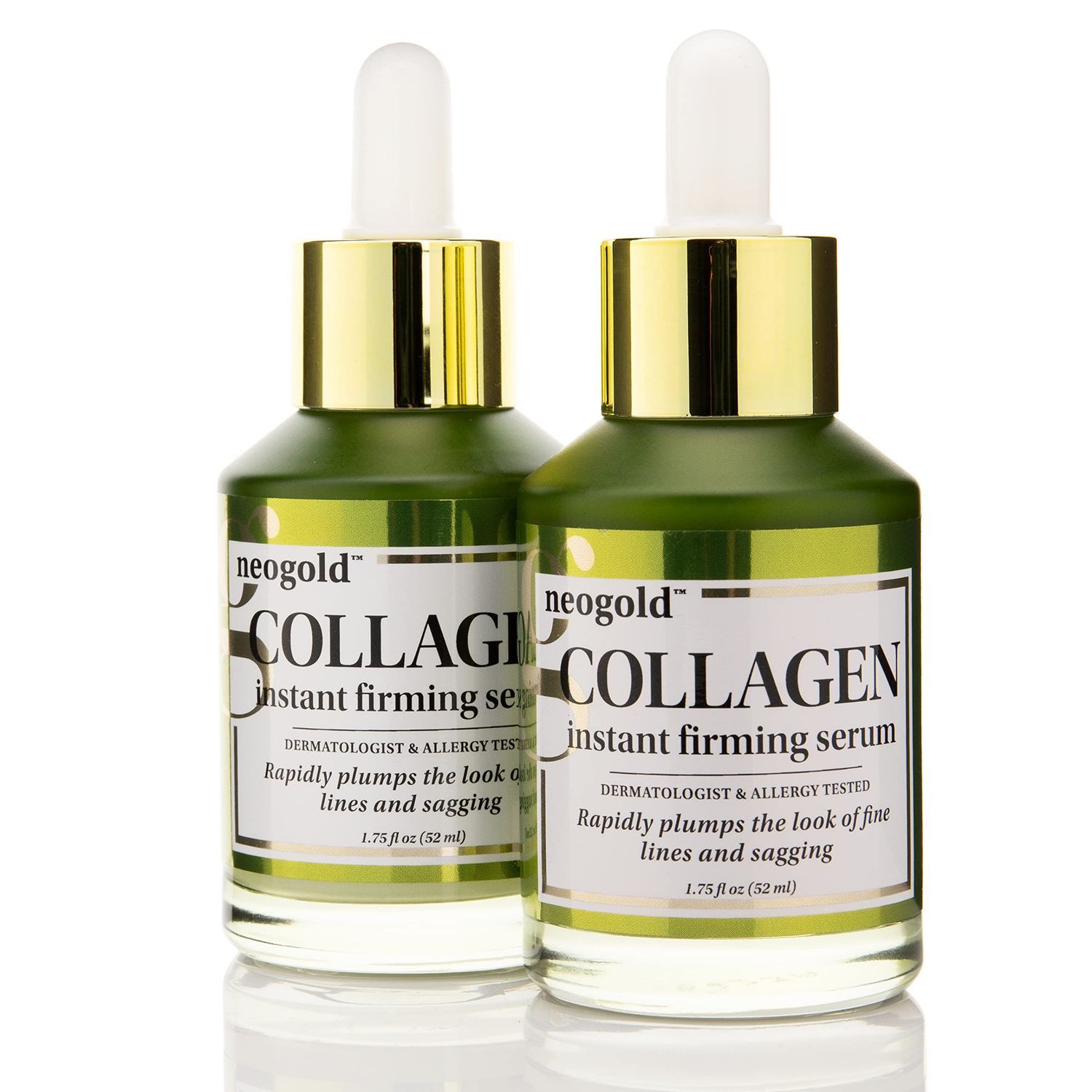 Neogold Collagen Serum for Face - Plump and Firm Skin, Natural Ingredients, Non-Greasy, Fast Absorbing