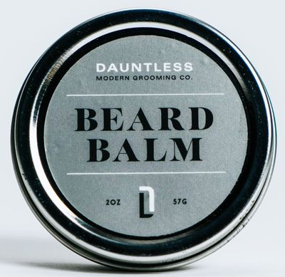 Dauntless Modern Grooming Co BEARD BALM Conditions, Softens and Promotes Beard Hair Growth Made with Lanolin and Shea Butter Fearless Fragrance 2 oz