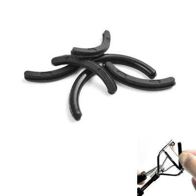 Leline&#39;s Eyelash Curler Refill Pads, 6pcs Rubber Replacement Pads for Standard Eyelash Curler (Black)