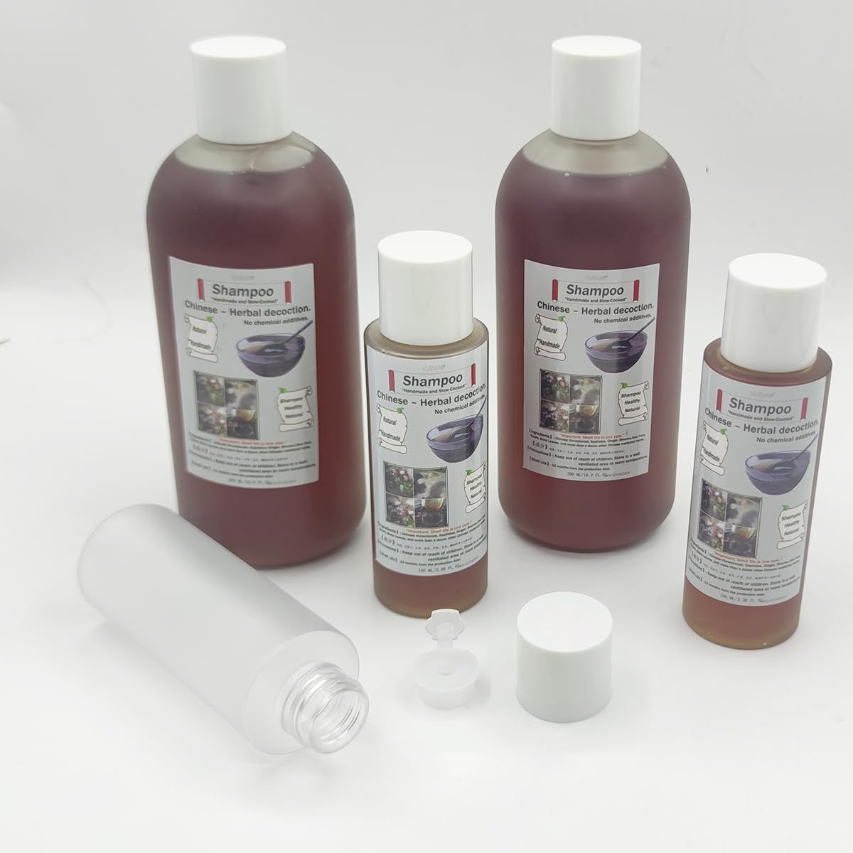 &quot;Herbal Shampoo - Anti-Dandruff, Oil Control, and &quot;Improving Hair Health&quot; - Made with Natural Chinese Herbs Gentle on Hair, Traditional Slow-Cooked Formula, Light Herbal Scent&quot; 100ML