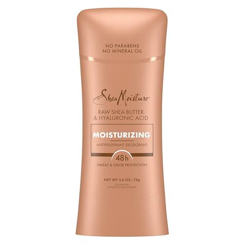 SheaMoisture Antiperspirant Deodorant Stick for 48HR Sweat Odor Protection Nourish with No Parabens No Mineral Oil 2.6 oz