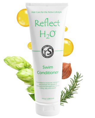 Reflect HO Swim Conditioner - Moisturizing Strengthening Swim Hair Care Conditioner for Damaged Hair - Sulfate-Free Chlorine Hair Protection with Rosemary Vitamin E for Fresh, Hydrated Hair - 8oz