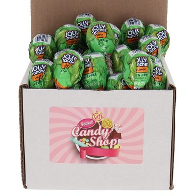SECRET CANDY SHOP Jolly Rancher Pops Lollipops Lollies in a Box (Green Apple, Pack of 20)