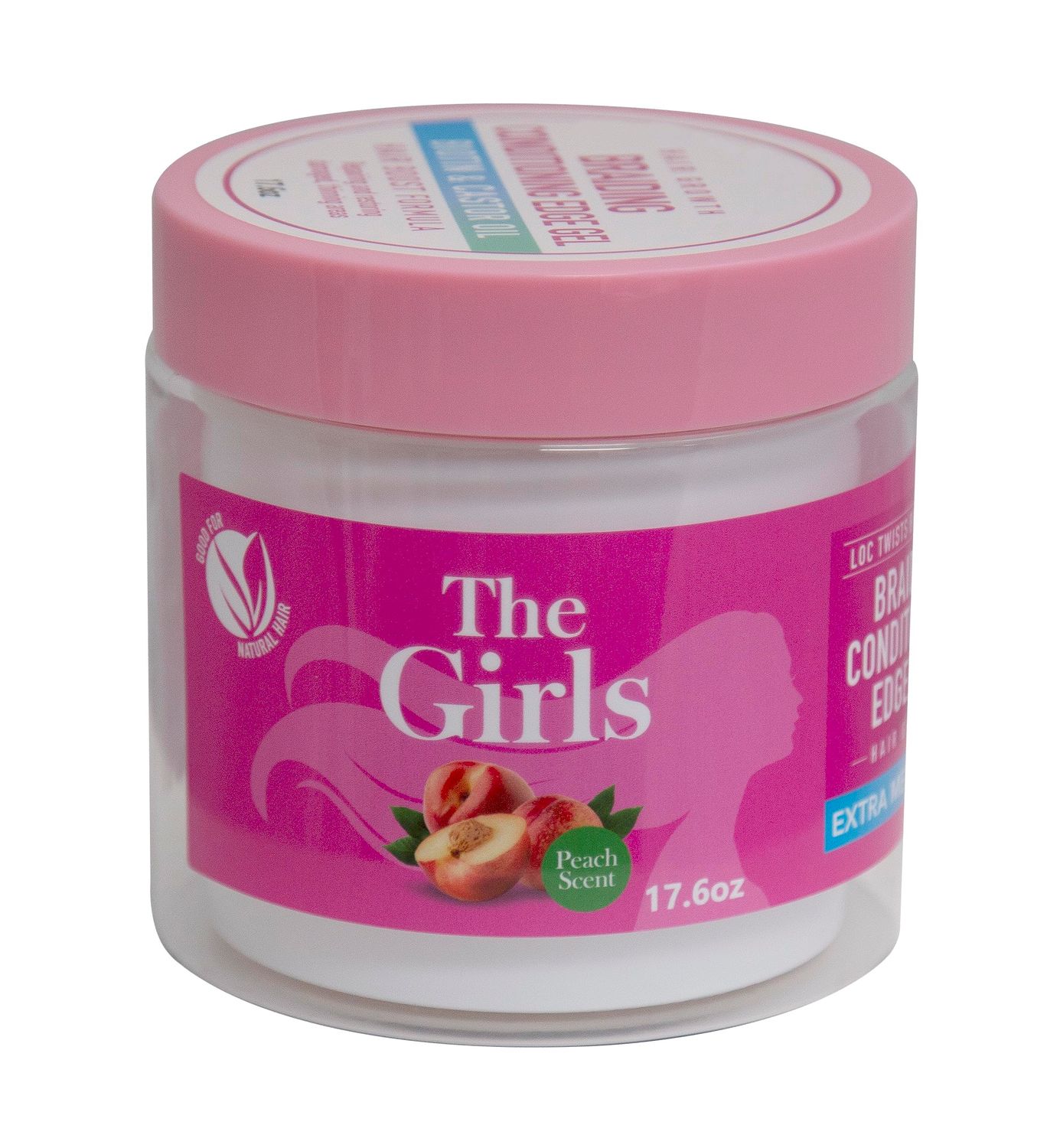 RB Collection Braiding conditioning Edge Gel (Honey Peach) 24 Hour HoldExtra Mega Hold17.6oz