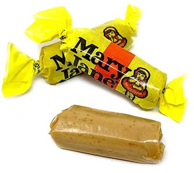 SweetGourmet Mary Jane Taffy Old-Fashioned Bulk Candy Twist Wrap 1 Pound