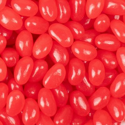 400 Pcs Red Candy Jelly Beans - Cherry (1lb, approximately 400 Pcs)