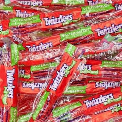 Mother&#39;s Day Twizlers Pull &#39;n&#39; Peel Watermelon 1 lb Bulk Pack, Individual Wrapped Flavored Licorice Candy (Approx. 35 Pieces) of Red Twist-Style Candies Perfect Dish and Gift filler