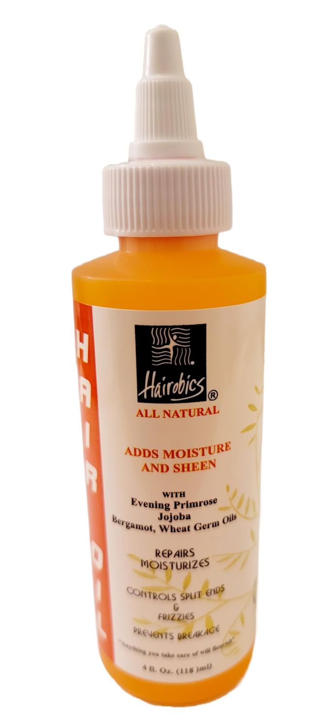 Hairobics Hair Oil Moisturizes and Repairs your Hair, Controls Split Ends and Frizzies 4oz