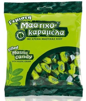 Greek Mastic Candy Filled with Mastic Cream. Bag 200g by Anemos