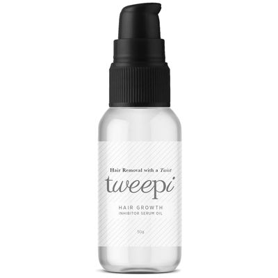 Tweepi Hair Growth Inhibitor Serum - Body Face Hair Removal for Men Women - Modern Day Ant Egg Oil - Paraben Free - MADE IN UK- 50G