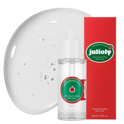 julioly Green Fig Priming Filter Serum l 21 Galactomyces Niacinamide Hyaluronic Acid l Textured Smooth Brighten Skin l Moisturizing l Dermatologist Tested for Acne Sensitive Skin1.69 fl.oz.