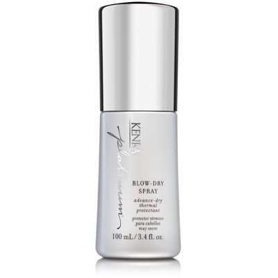 Kenra Platinum Blow-Dry Spray Time-Saving Heat Protectant Detangles, Smooths, and Softens Eliminates Frizz Resists Humidity Medium To Coarse Hair 3.4 fl. oz