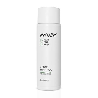 My Way Hair DNA Detox Shampoo - Deep Clarifying Formula for Product Buildup, Scalp Health Balance, and Damage Repair - Paraben, Phthalate, Sulfate, and Cruelty-Free Hair Care (8 oz)