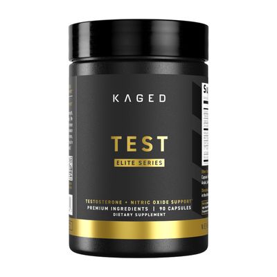Kaged Test Elite Testosterone Booster: Premium Formula with MR-10, KSM-66 Ashwagandha, S7 Nitric Oxide Booster - Helps Increase Free and Total Testosterone Levels, 30 Servings