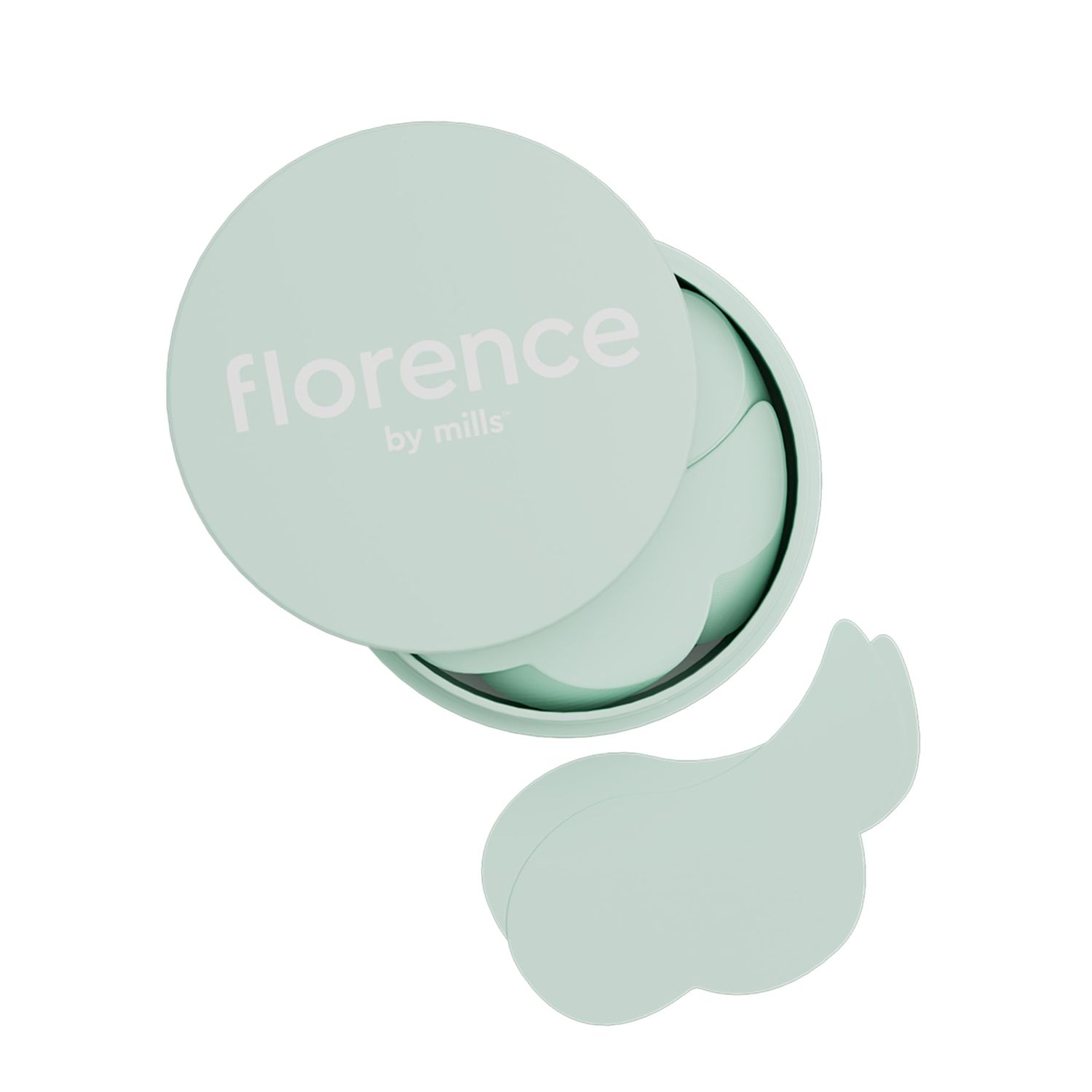 florence by mills Floating Under the Eyes Depuffing Gel Pads Re-Energize Tired Under Eyes Hydrating Vegan Cruelty-Free - 30 Pairs60 count