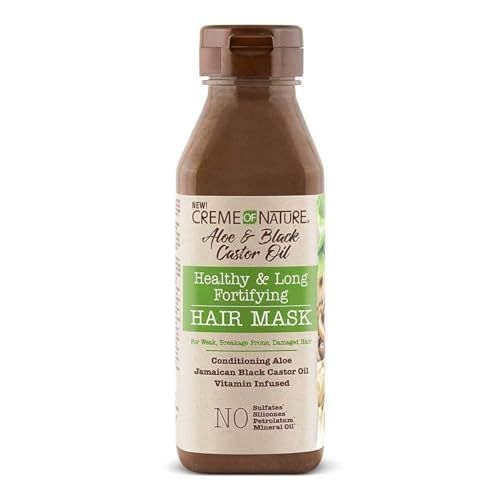 Creme of Nature Aloe Black Castor Oil Aloe Black Castor Oil Mask, 11.5 Ounce