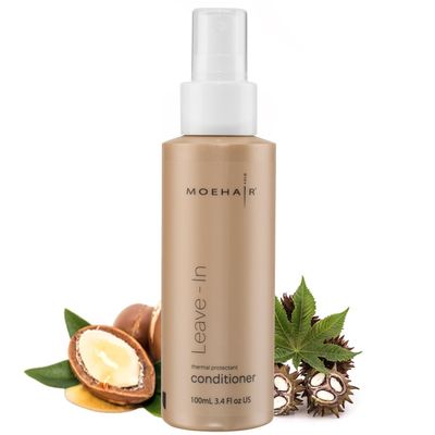 MOEHAIR Travel Leave In Conditioner Hair Detangling Spray Smoothening Hair Spray Travel Size 3.4 Fl Oz (CON-LEAVE-3.4Fl-101) Sulfate And Paraben Free