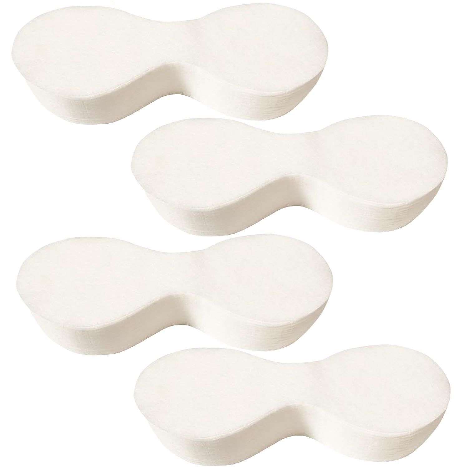 HNOYGNU 400 Sheets Disposable Eye Mask Paper, Non Woven DIY Eye Paper, Cotton Spa Eye Pads for Facials, Disposable Eye Pillow Covers Moisture Retention