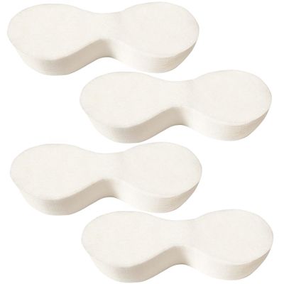 HNOYGNU 400 Sheets Disposable Eye Mask Paper, Non Woven DIY Eye Paper, Cotton Spa Eye Pads for Facials, Disposable Eye Pillow Covers Moisture Retention