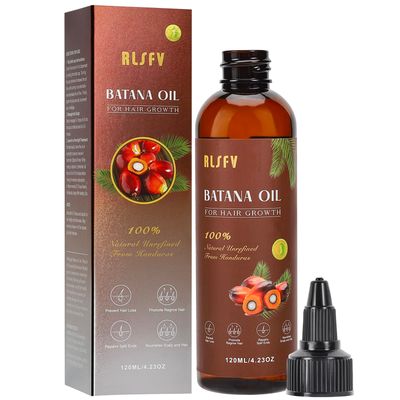 RLSFV Organic Batana Oil, 4.2 OZ - Hair Growth Product for preventing hair loss, Promotes thickness, for Men Women