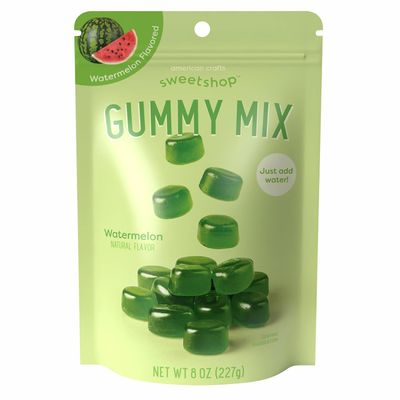 AC Sweetshop Gummy Candy Mix, Watermelon, DIY Gummy Making Kit for Kids Adults, Gummy Bear Maker, Gummy Making Kit, 8 oz