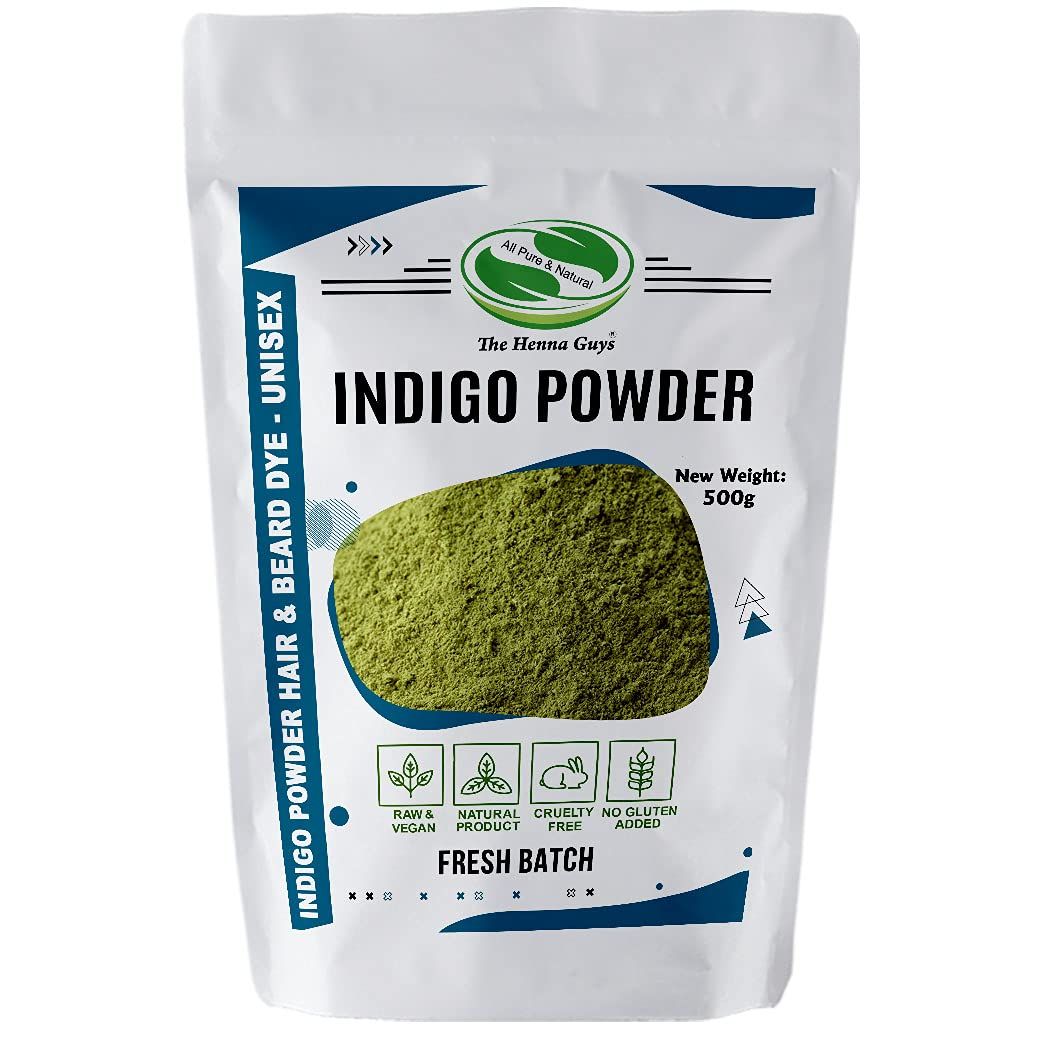 500 Grams INDIGO POWDER For Hair DyeColor - The Henna Guys
